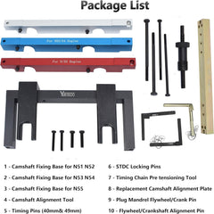 Yuesstloo replacement camshaft alignment plate for accurate timing reference