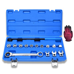 Yuesstloo serpentine belt tool set with ratcheting wrench for easy belt removal