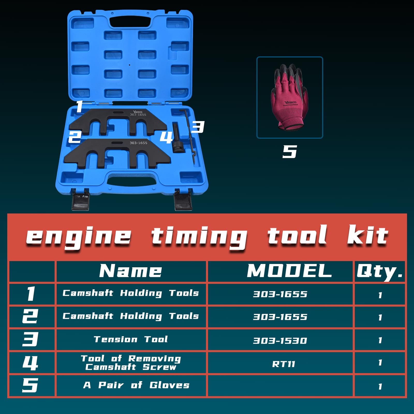 Yuesstloo tension tool helps secure timing components.