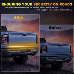YUGUANG IP67 waterproof tailgate light bar withstands rain.