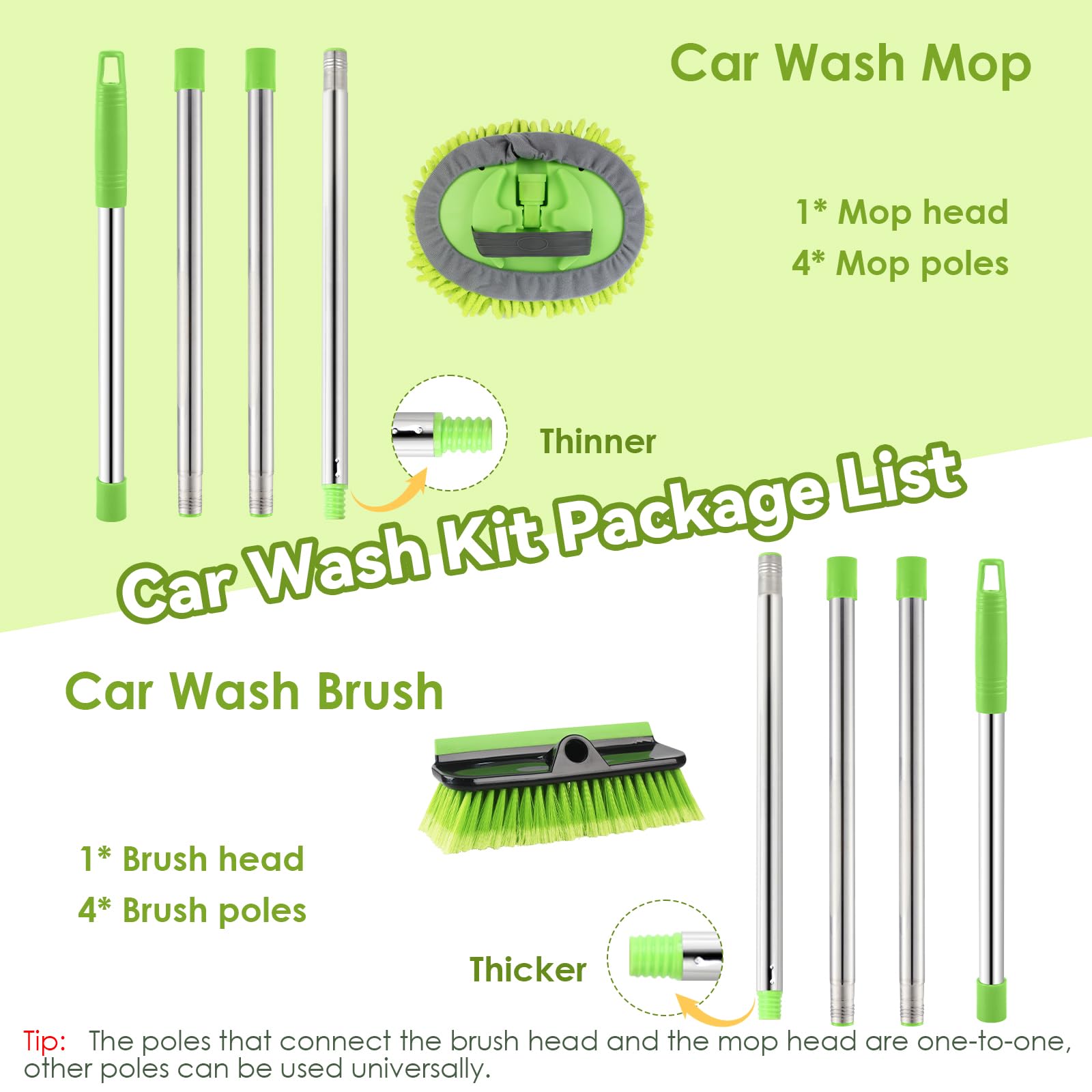 YUJOIBAN 62-inch adjustable length kit for extended reach