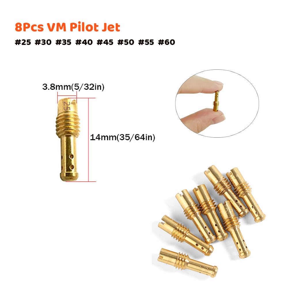 YUKIIATIF VM jet set for Mikuni VM series improves throttle response.