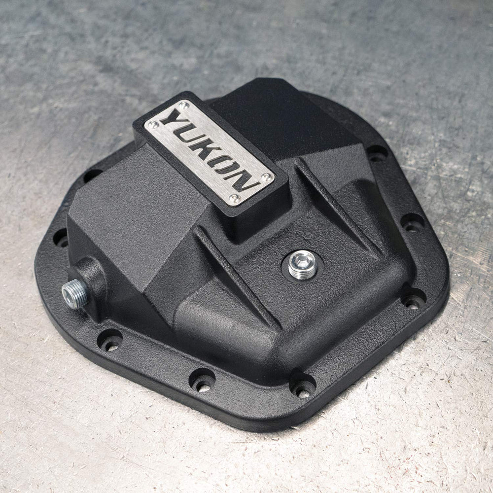 Yukon Gear & Axle diff cover powder-coated finish resists elements
