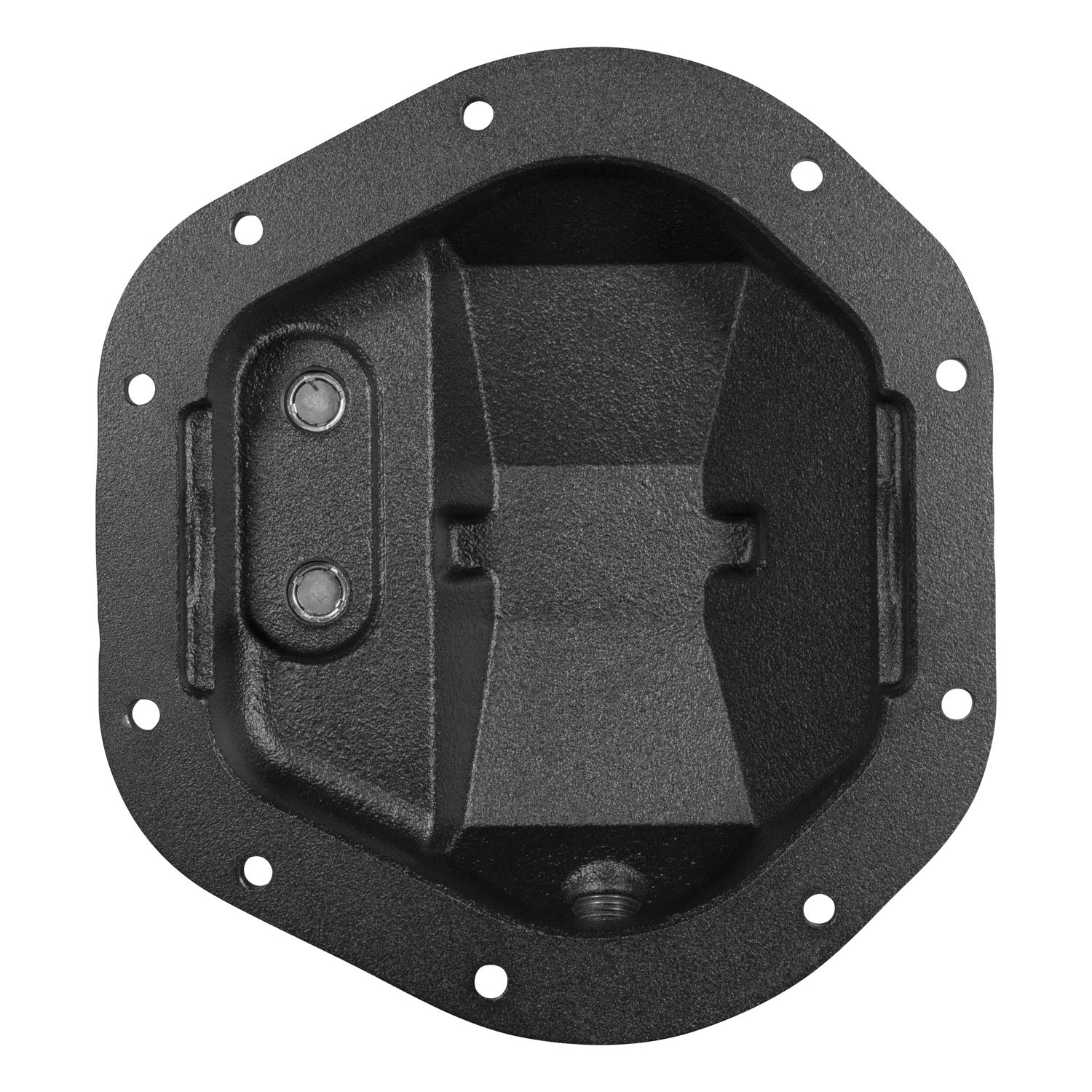 Yukon Gear & Axle Yukon Hardcore Diff Cover magnetic drain plug demonstrates particulate filtration.