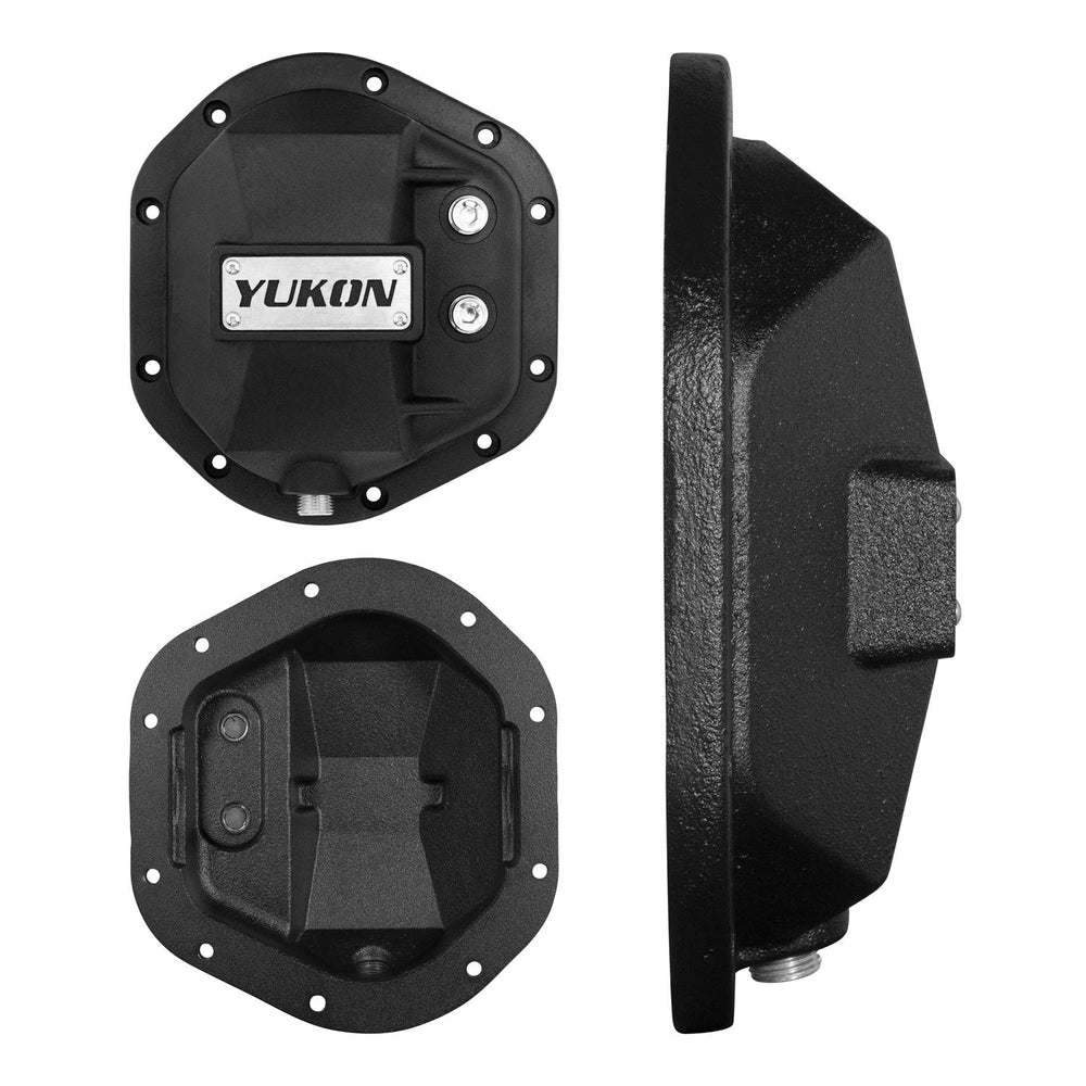 Yukon Gear & Axle Yukon Hardcore Diff Cover Dana 44 thick-wall construction provides strength.