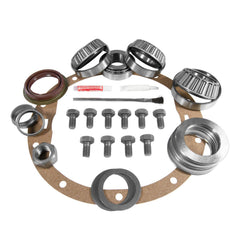 Yukon Master Overhaul Kit contents laid out for GM 8.6 differential rebuild.