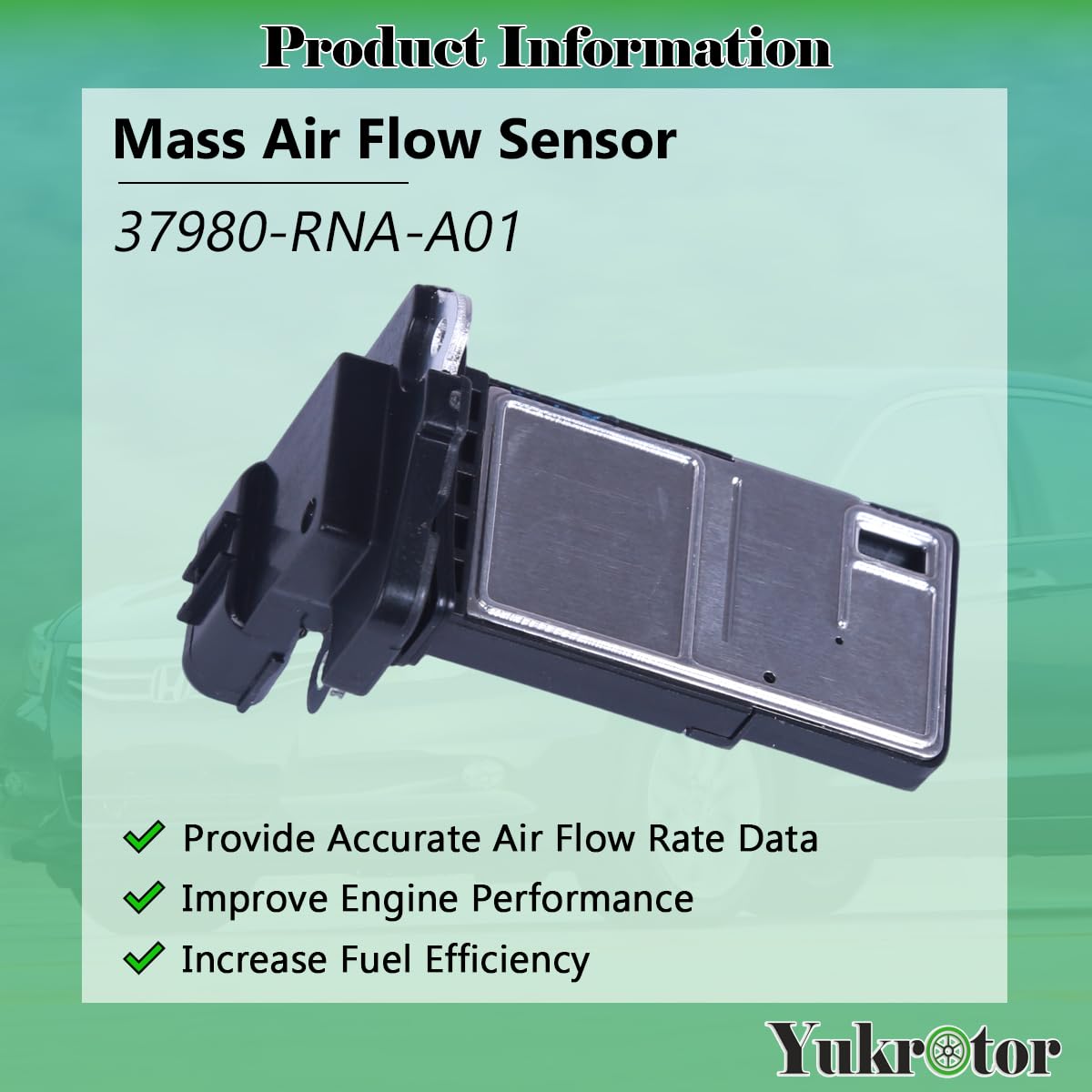 Yukrotor MAF sensor in box ready for quick replacement and upgrade