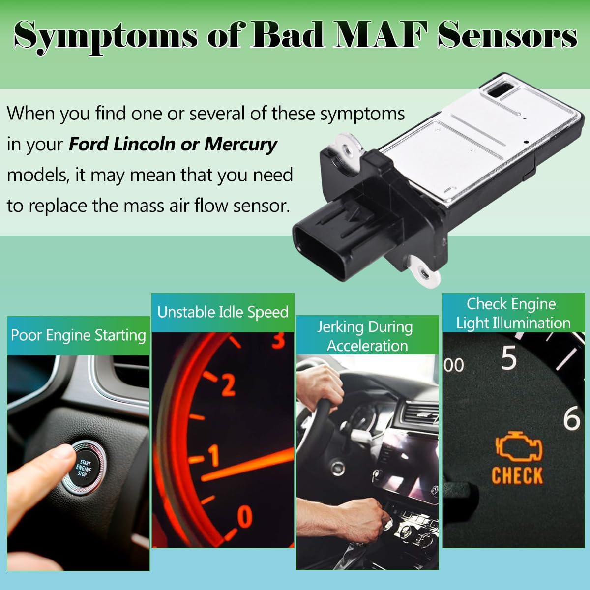 Yukrotor MAF sensor cross-reference to OE numbers