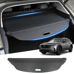 Yumemoo retractable cargo cover for Mazda CX-50 protects belongings and hides valuables.