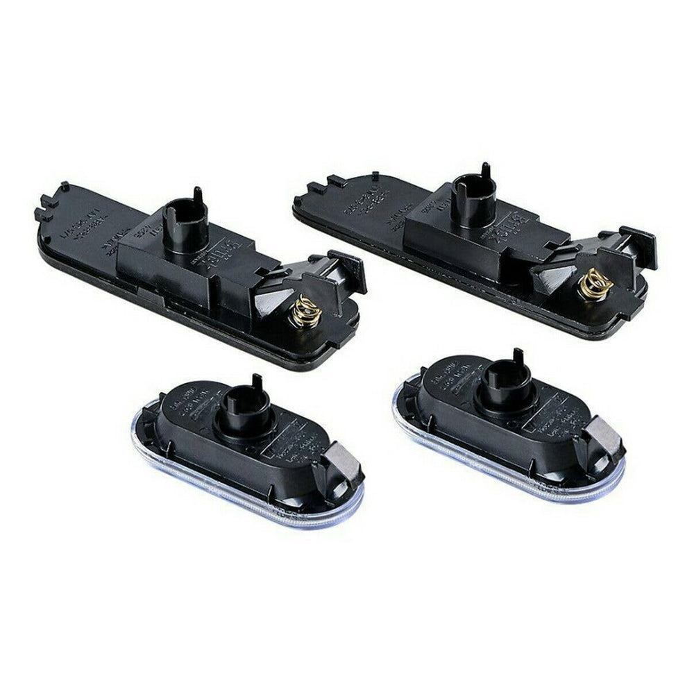 YUNHECAM bumper left side marker for VW Jetta MK4 with white housing