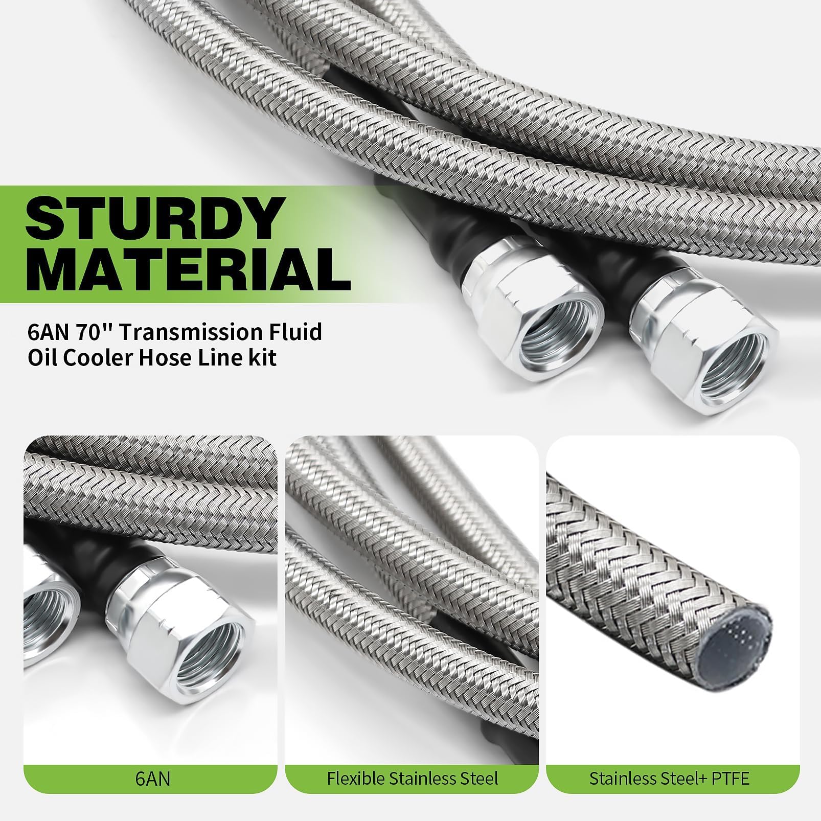 Yunnergo 3/8 inch inner diameter hose detail for secure fluid flow
