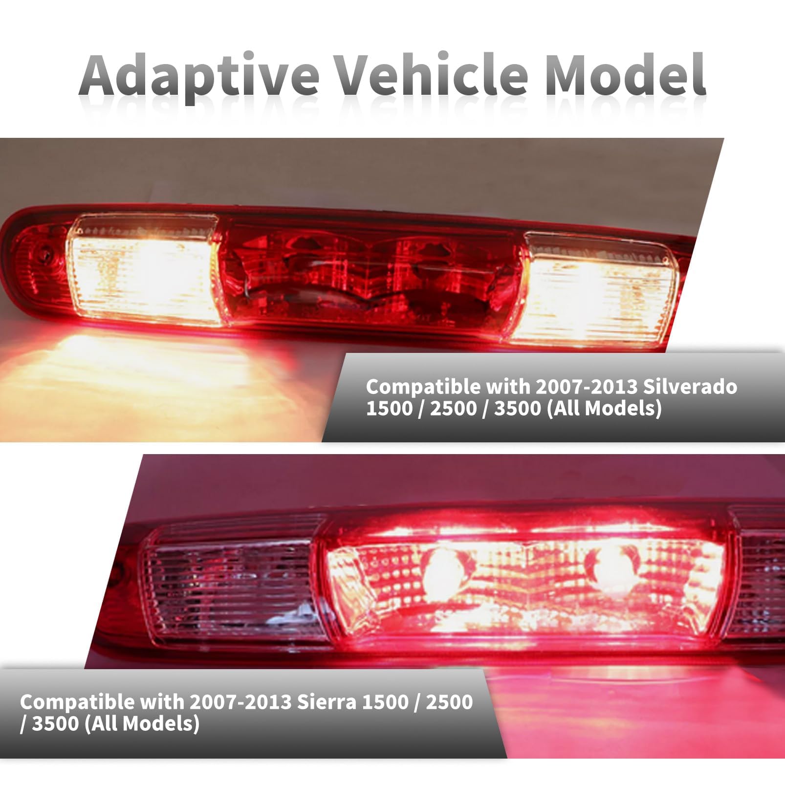Yunnergo bright brake light enhances rear visibility for safer driving.