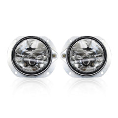 Yunnergo fog light assembly for Mercedes W204/W216/W164 showing crisp night visibility