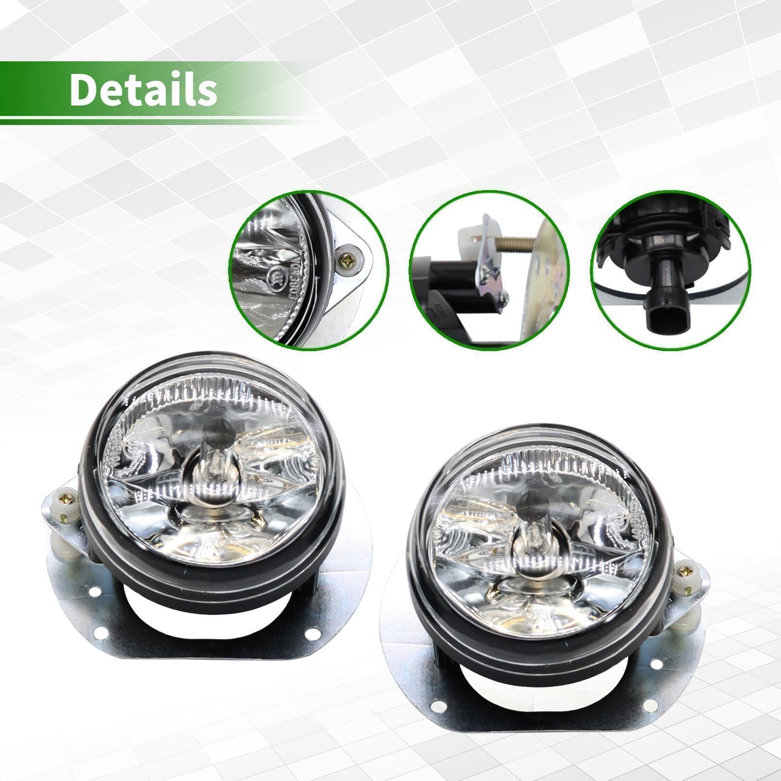 Yunnergo fog light installation process demonstrated for quick DIY fit
