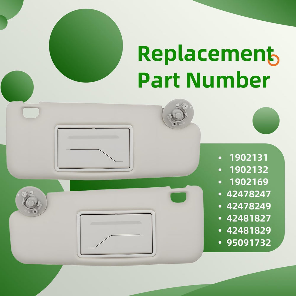 Yunnergo sun visor replacement fits Sonic and Spark without extra steps.
