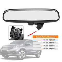 Yunnergo interior rearview mirror for Civic 2012-2015, flat glass detail for a smoother view.