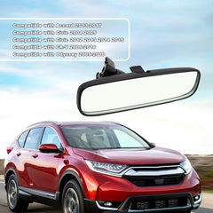Yunnergo interior rearview mirror for CR-V 2005-2017, side-angle view shows a flatter surface for clear reflections.