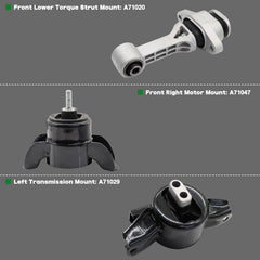 Yunnergo left transmission mount (automatic) supports smoother gear shifts.