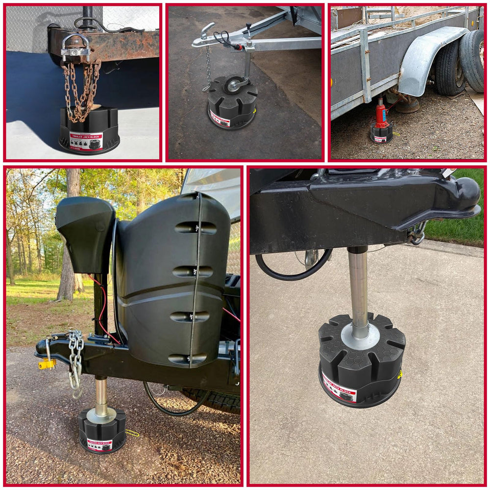 YUNNIEHOM trailer jack block packaging box ready for travel