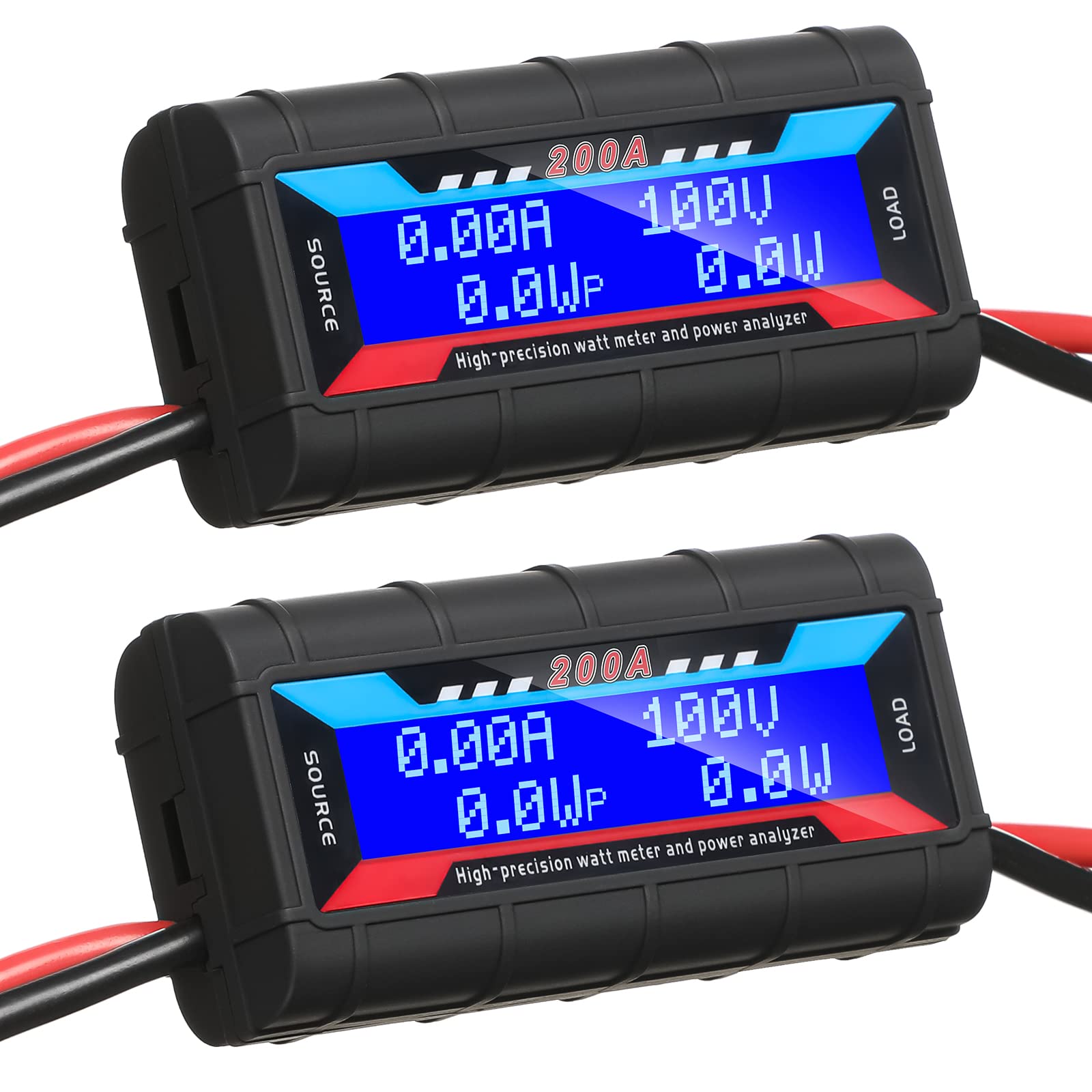 Yunsailing power analyzer backlit display for clear readings in any light.