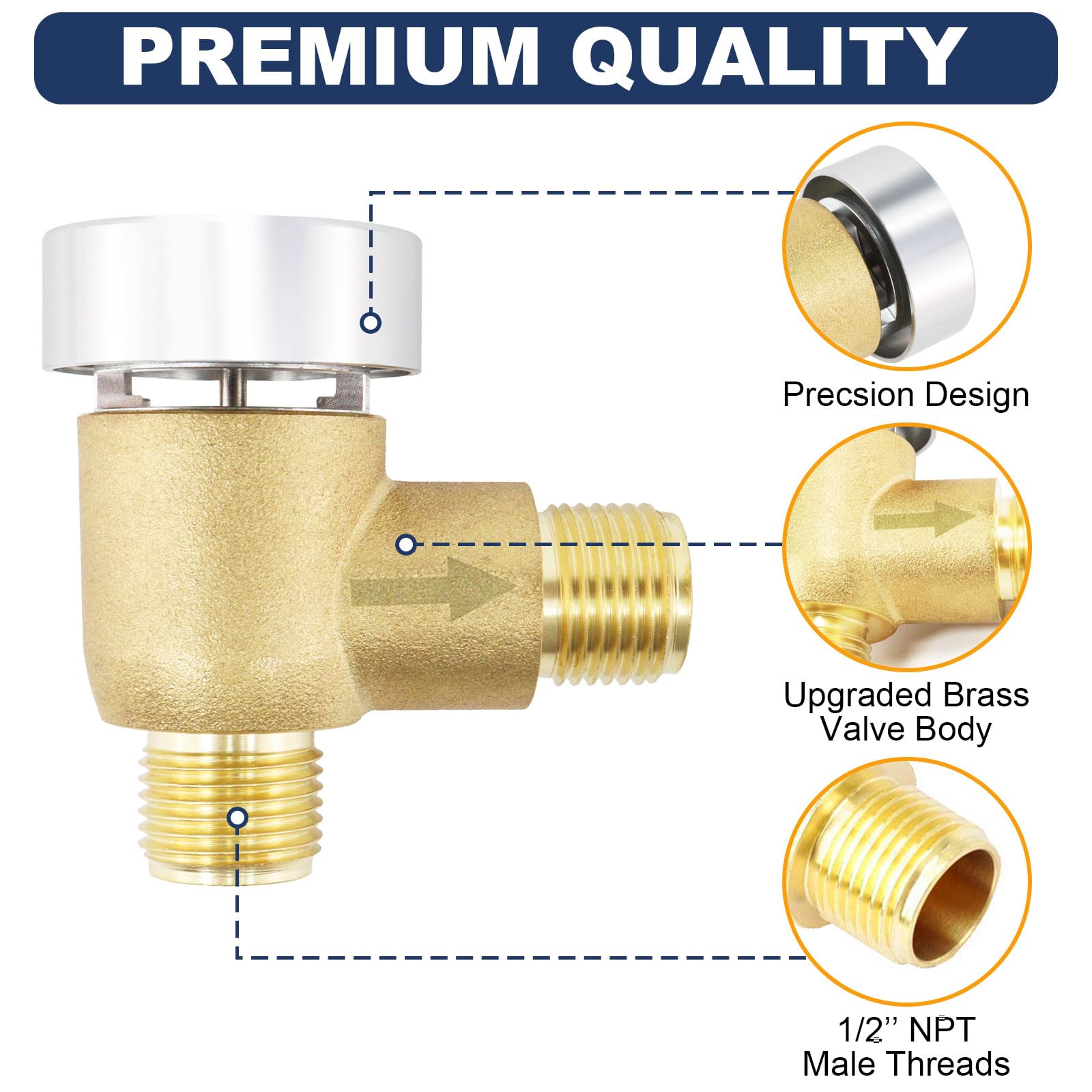 Yunziling RV flushing valve installation above highest waste connection for proper fit