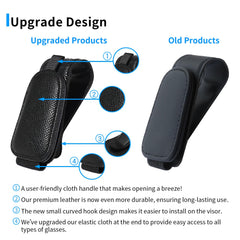 Yuoyar magnetic clip secures sunglasses quickly for fast access on the go