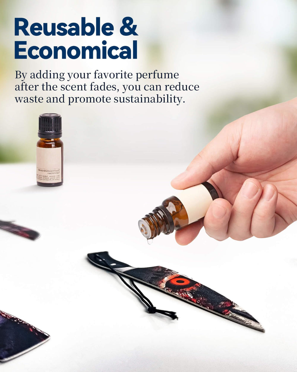 YUSPENYE blk ice knife pendant air freshener, ideal for cars