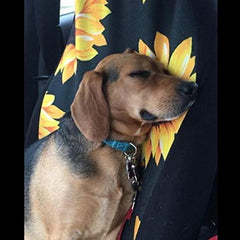 Yuudar Sunflower seat protector fabric highlighting durability for daily use.