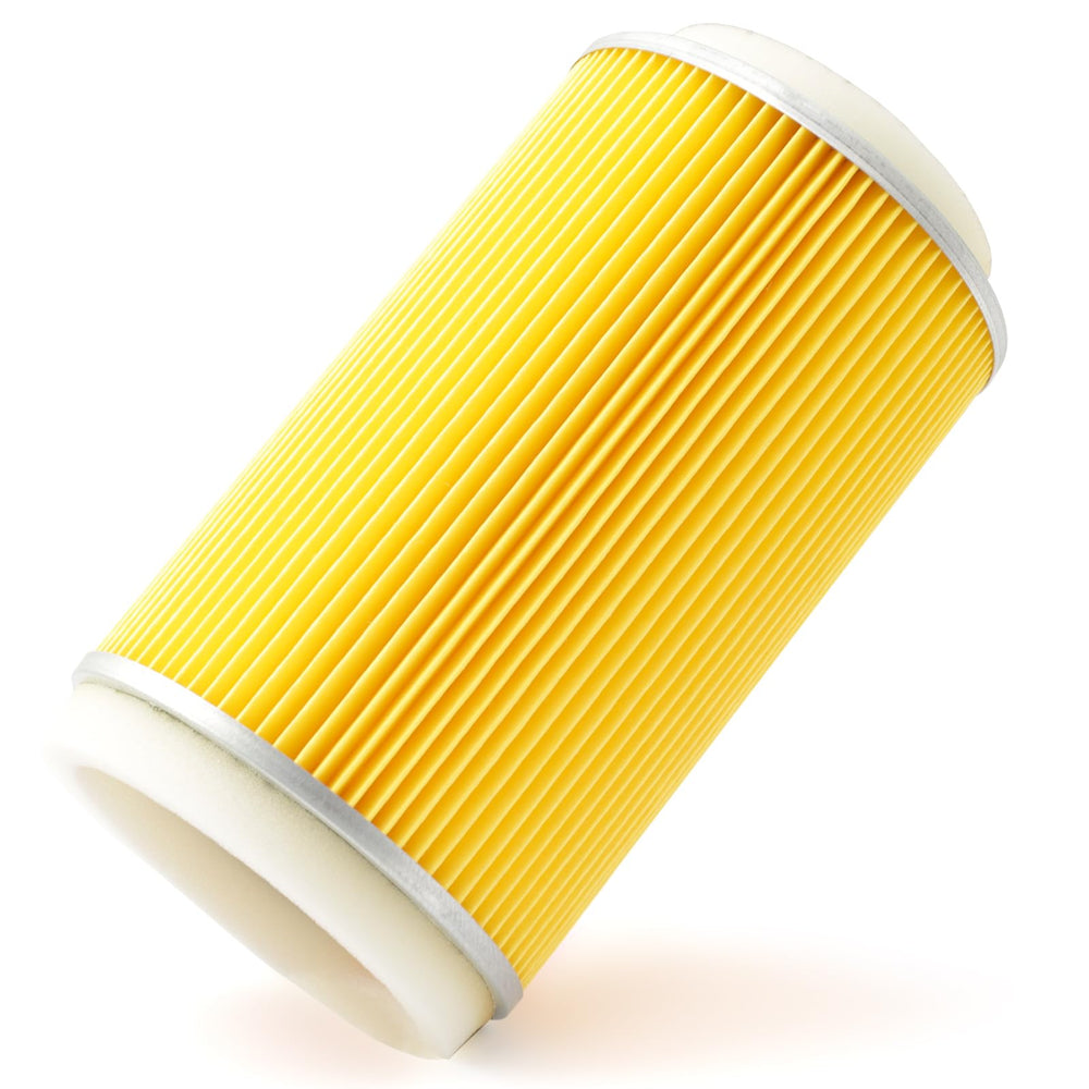 YUXIVCNE air filter close-up showing pleated media for Kawasaki Teryx750, helps protect engine performance.