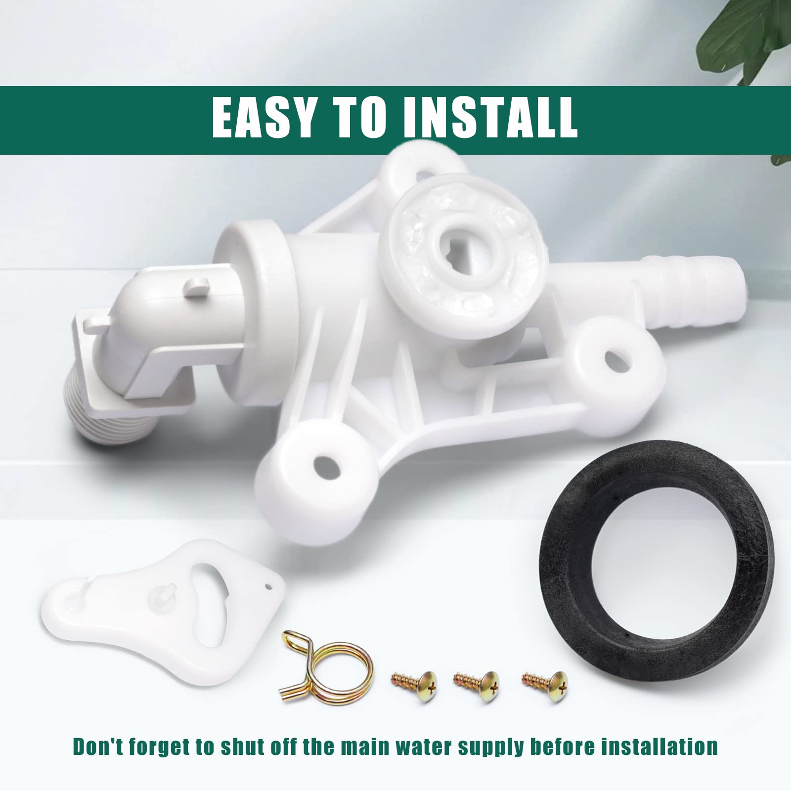 YUXIVCNE toilet flange seal 02125 blocks leaks and odors