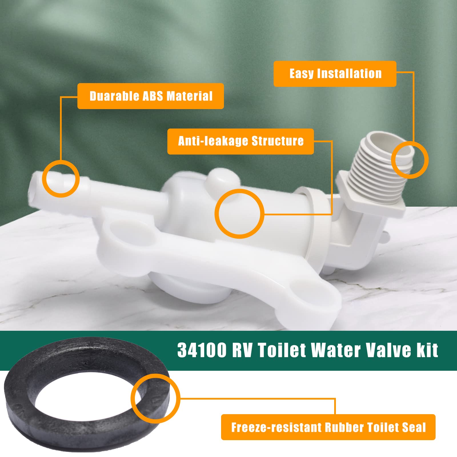 YUXIVCNE valve clamp 19541 secures components during use