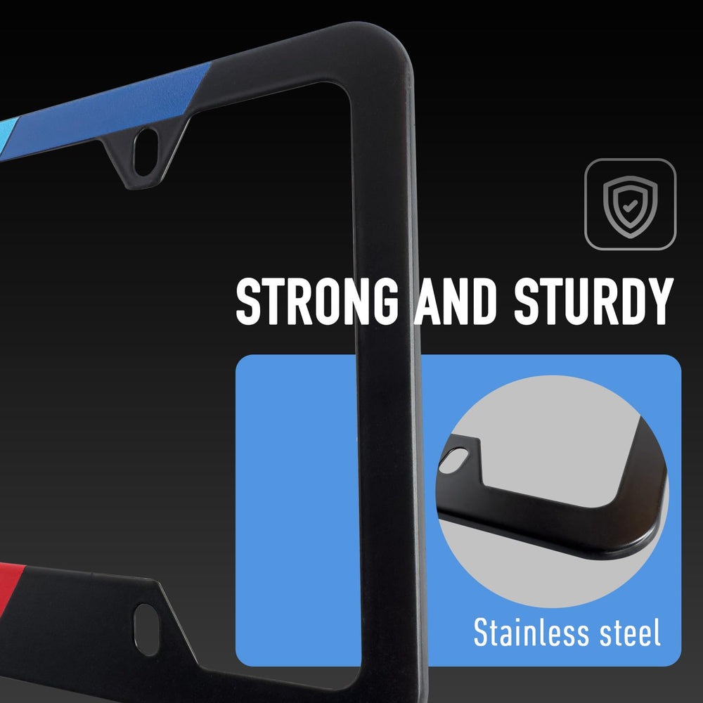 Close-up of 304-grade stainless steel on a YUYOOOSEN frame showing durability