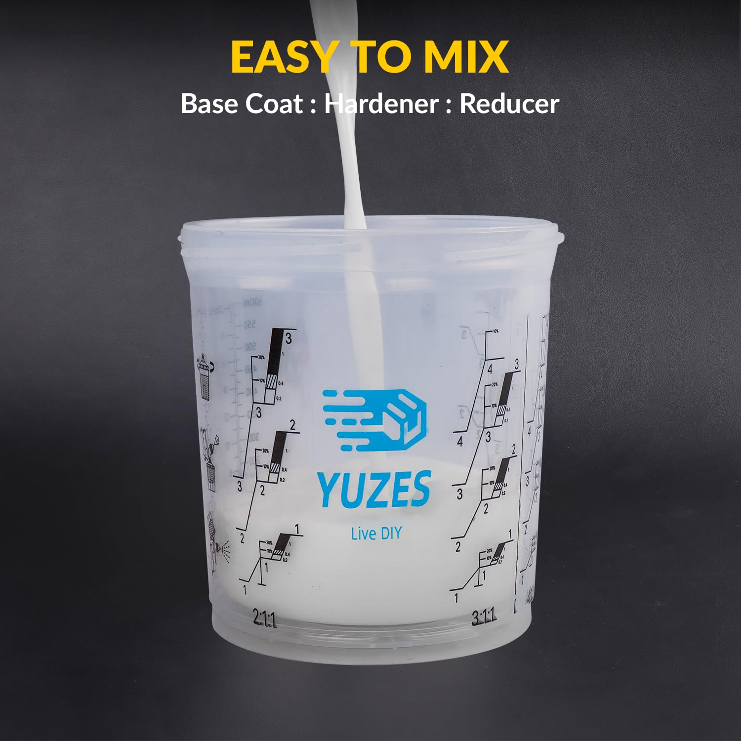 YUZES PTFE tape for leak-free spray gun assembly