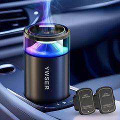 YWSER smart car air freshener with starry sky projection for mood lighting