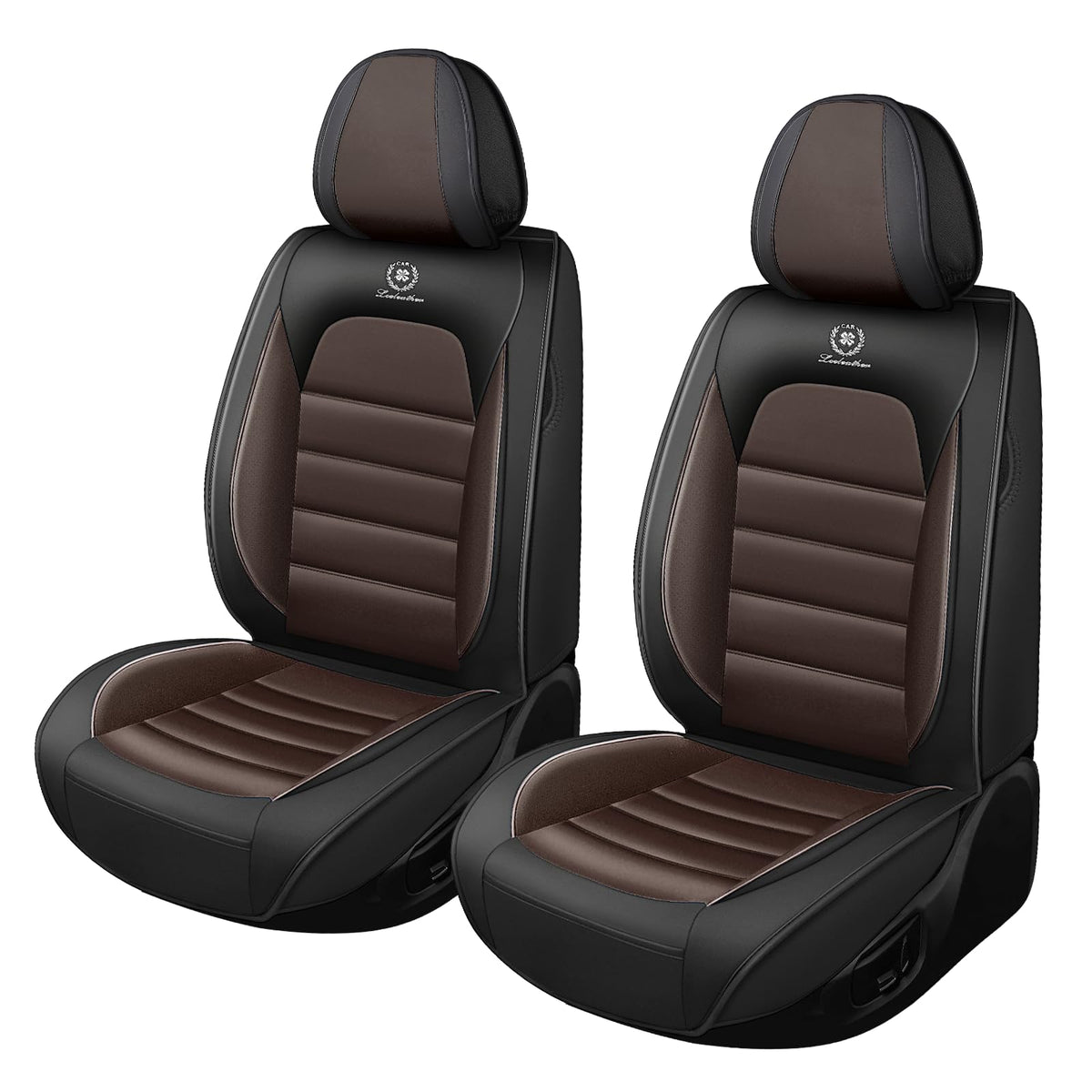 YWZQ Ford seat cover front view highlights waterproof protection and easy cleaning.