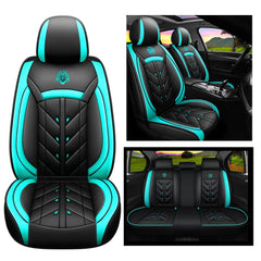 YXQYOEOSO leather seat cover rear view providing full coverage for back seats