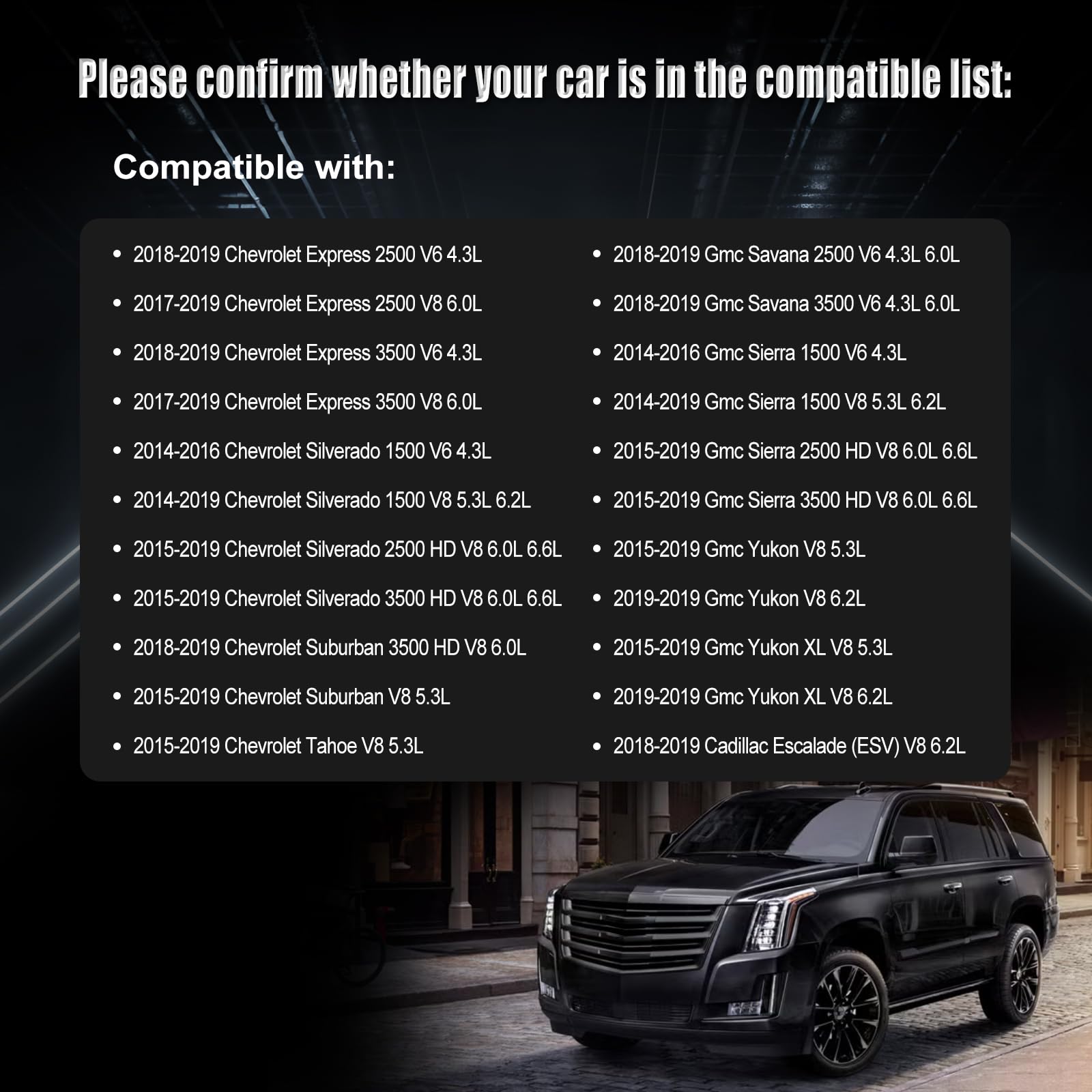YYHHZZ alternator installation on a vehicle highlights compatibility with Express and Silverado