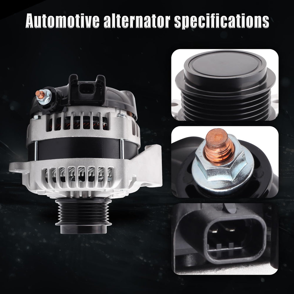 YYHHZZ alternator pulley assembly close-up supports smooth belt interaction