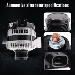 YYHHZZ alternator pulley assembly close-up supports smooth belt interaction
