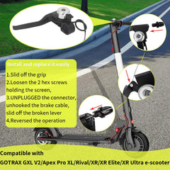 YYMTTOR brake lever with durable nylon and metal resists weather for GOTRAX