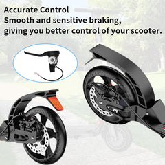 YYMTTOR thumb-trigger safety bell on brake lever enhances pedestrian alerts