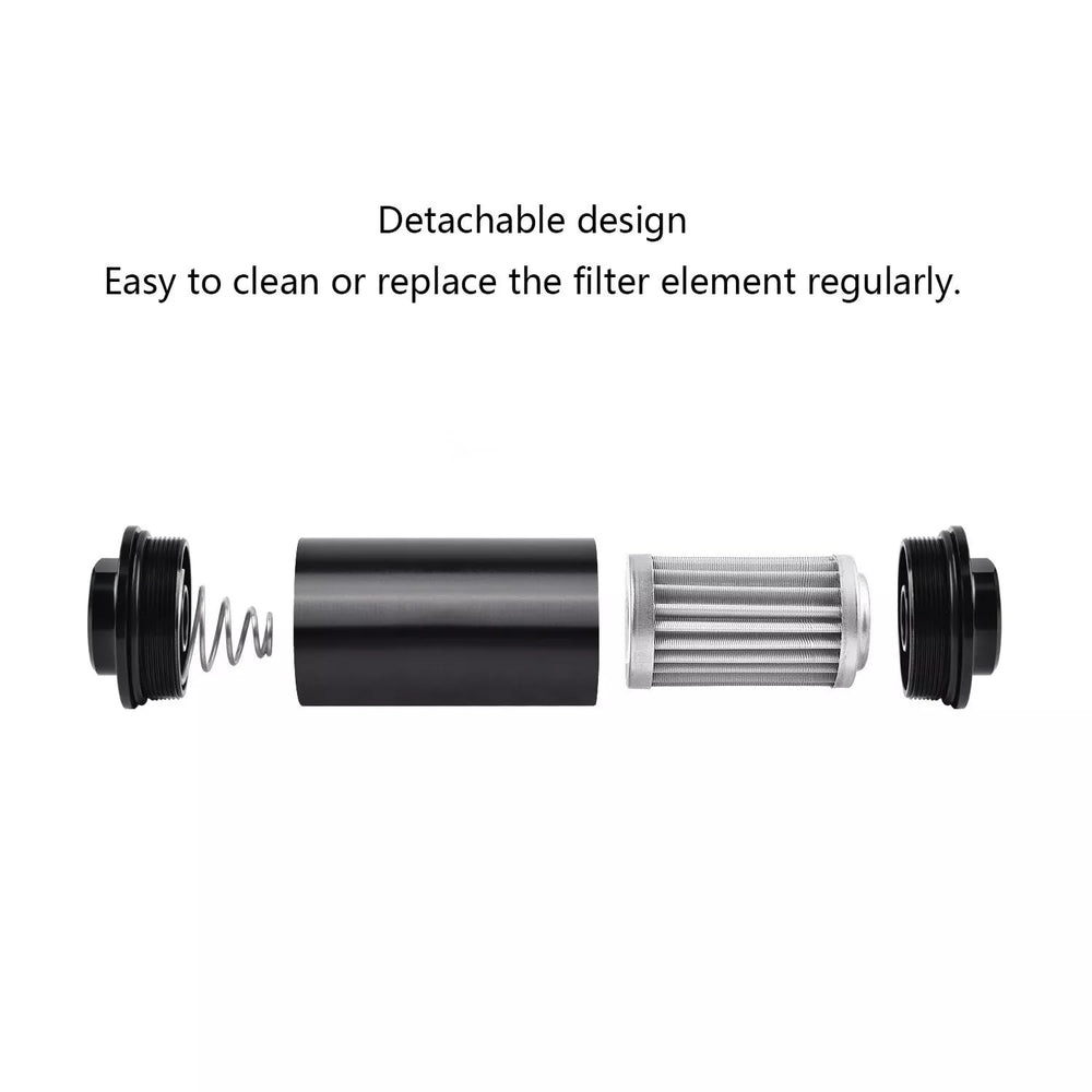YYSSFM aluminum housing with stainless steel element for durable filtration.