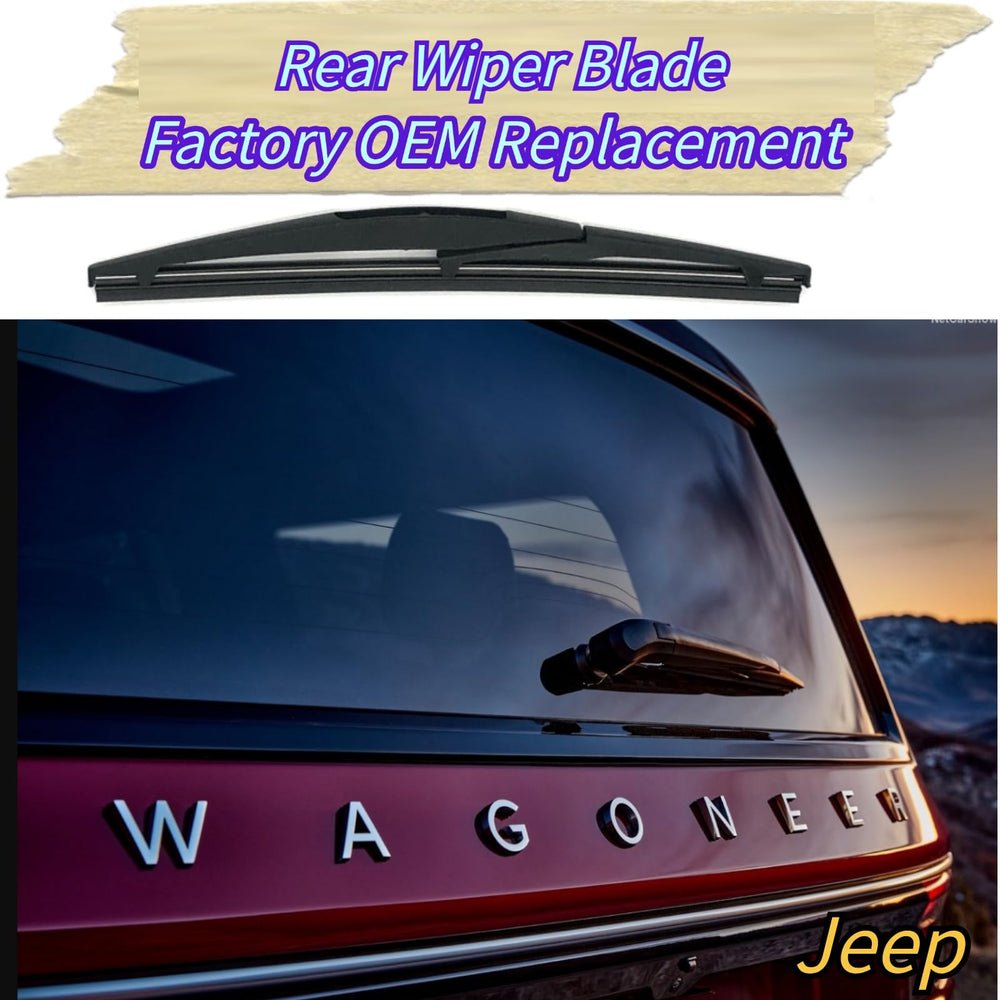 YYZYBB rear wiper blade for Wagoneer 2022 Series II, all-season flexibility.