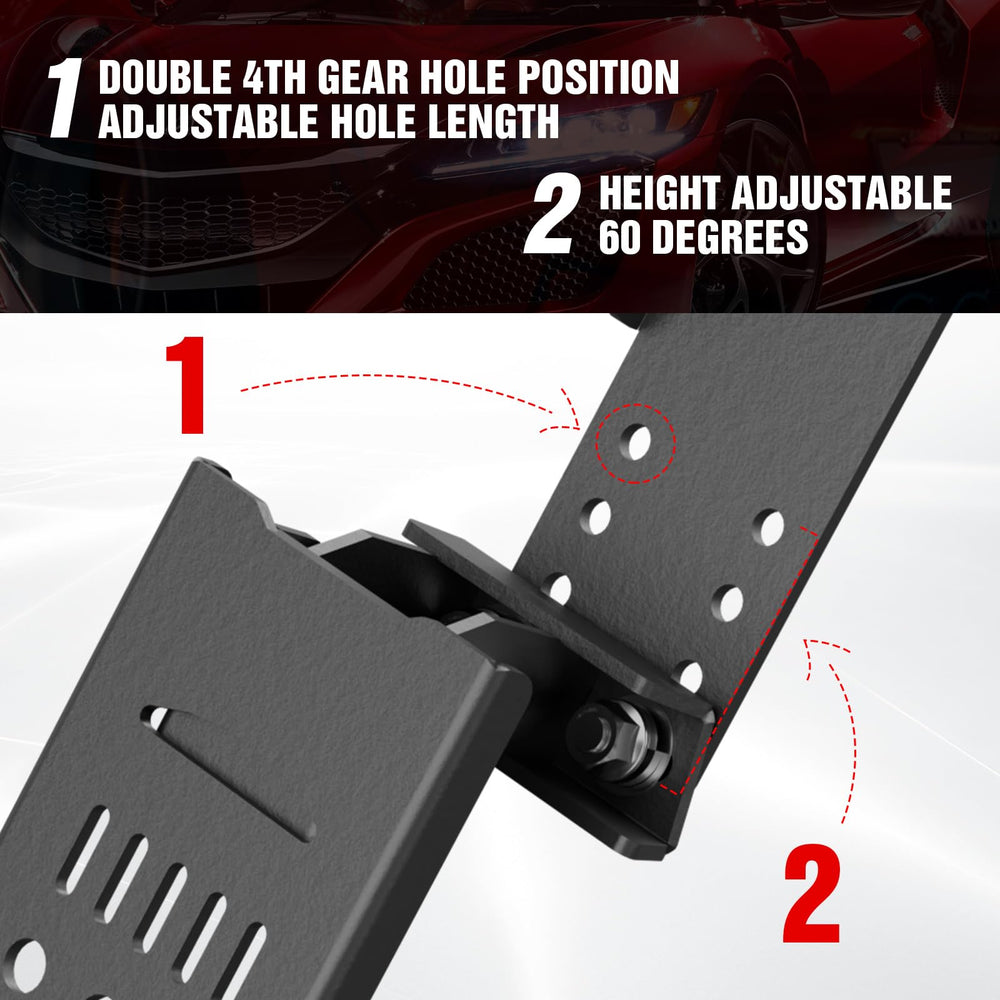YZONA dead pedal left side for JL/JLU supports stable leg position on long drives.