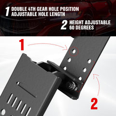 YZONA dead pedal left side for JL/JLU supports stable leg position on long drives.