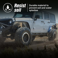 YZONA fender flare package includes flares, instructions, and fittings.