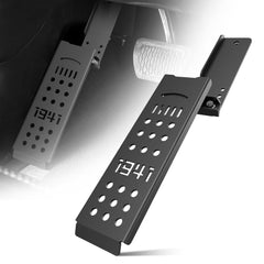 YZONA steel driver left pedal on Jeep Wrangler JL provides secure foot rest for enhanced driving comfort.
