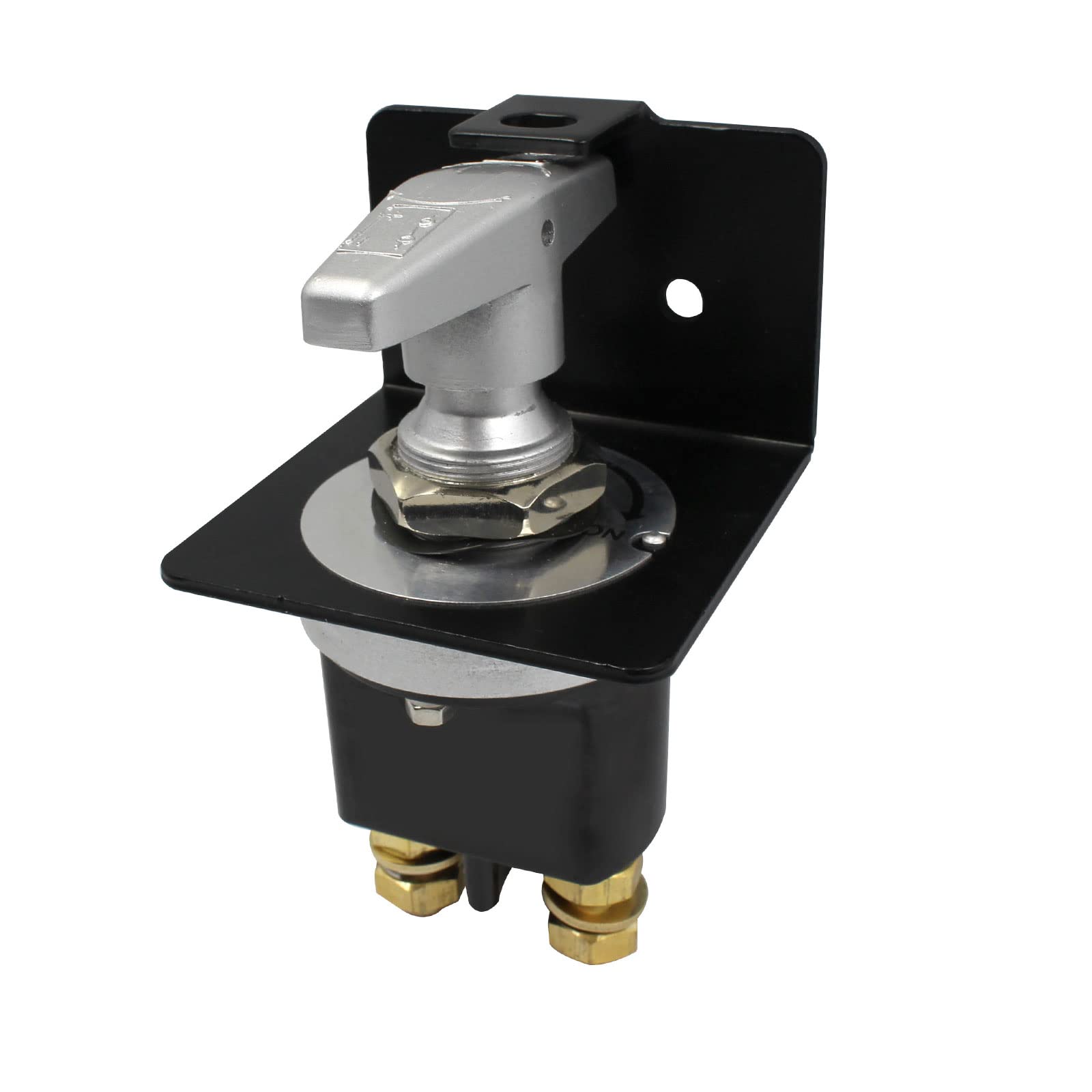 YZQPNB battery disconnect switch with lockout plate for secure on/off control.
