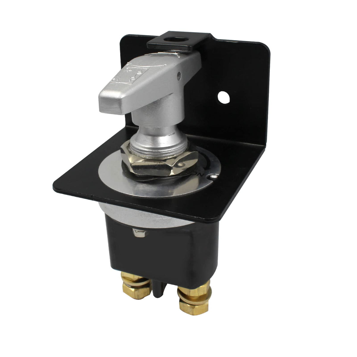 YZQPNB battery disconnect switch with lockout plate for secure on/off control.