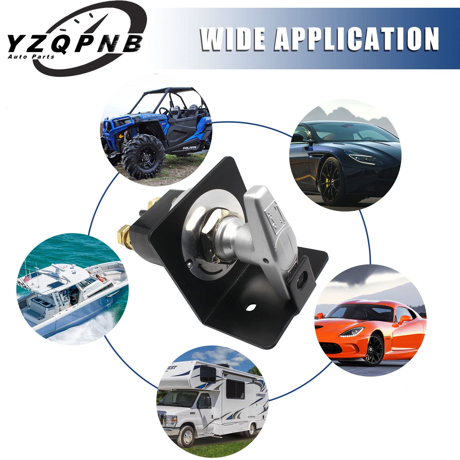 YZQPNB wide application for cars, boats, RVs, and more.